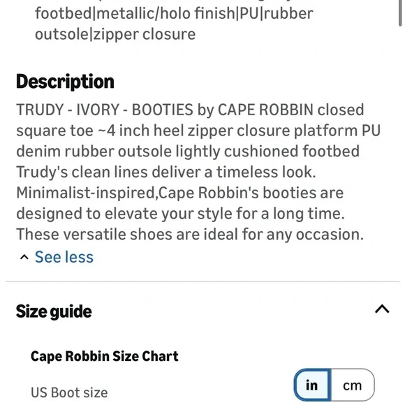 •CAPE ROBBIN• “Hayward” Blue Heeled Booties // square toe + block heel // NIB - Picture 6 of 16